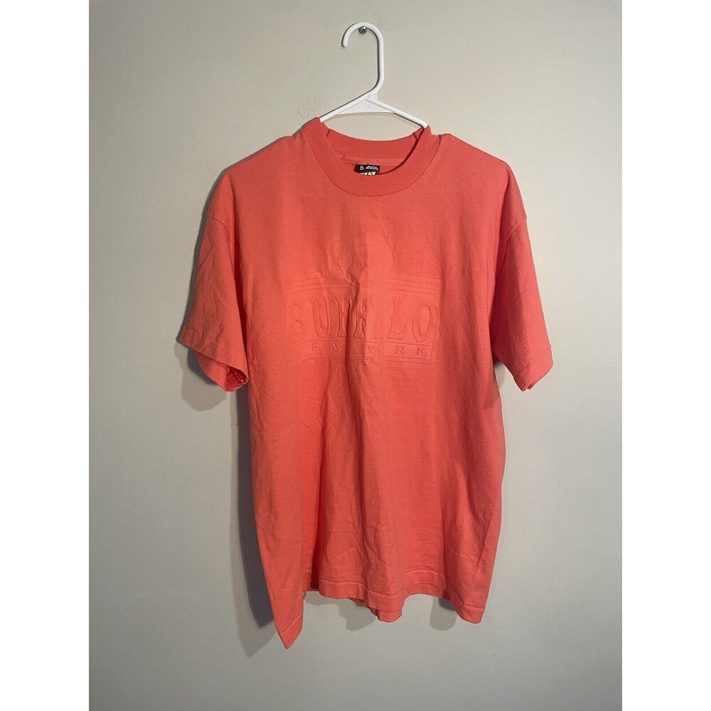 VTG Fruit Of The Loom Best Buffalo New York 90s Single Stitch Puff Letters Sz XL